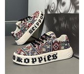 Zapato transpirable de verano con elasticidad y suela gruesa suelta que aumenta el calzado de hombre 39 verde