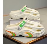 Zapatillas de moda para hombre, sandalias sin cordones de verano, zapatos de playa informales para hombre, zapatillas cómodas para exteriores, NUEVAS SANDALIAS para hombre, zapatos para hombre 40 blanco