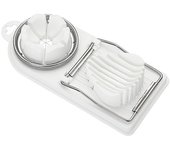 Herramienta multifuncional para cortar huevos de acero inoxidable para la cocina con fresas y champiñones.