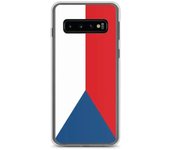 Coque Téléphone - Samsung - Galaxy S10 - Drapeau Tchéquie - Souple - Multicolore