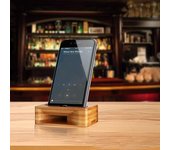 Soporte para teléfono, amplificador, altavoz de madera para escritorio, soporte de bambú con sonido para móvil, tableta, coche, ducha, base para teléfono móvil wood
