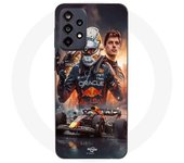 Coque Maniacase pour Samsung Galaxy A53 5g Max Verstappen F1 art wallpaper