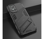 Para OPPO Realme GT Neo 3 5G Funda de lujo a prueba de golpes para teléfono Reame GTNeo 3 Neo3 GTNeo3 Funda trasera con soporte magnético para coche Realme GT Neo3 5G negro