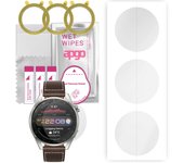 3x Apgo Protector de Pantalla de Hidrogel para Huawei Watch 3 Pro Classic, Película de Hidrogel, con Capa de Posicionamiento Fácil Instalación