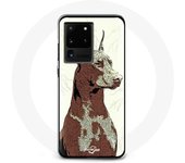Coque pour Samsung Galaxy S20 Ultra Doberman Race de chiens
