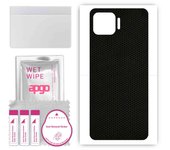 apgo Protective Skin Sticker for the back compatible with Oppo A73 2020, Wrap Film, Foil, Vinyl - Pattern Matrix
