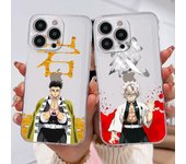 Funda de silicona para Iphone 7 6s 8 11 Pro Max Xr 12 Mini Se X Xs 13 Pro 14 Plus Kimetsu No Yaiba Demon Slayer Anime Coque iPhone 14 Pro