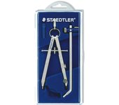 Compás Staedtler para dibujo, tipo automóvil mediano Mars 551 02 plata