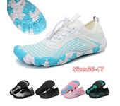 Zapatos de agua para hombres y mujeres, zapatos acuáticos de playa, sandalias de natación, drenaje, zapatos deportivos para vadear, navegación de secado rápido, pies descalzos, yoga, gimnasio, pesca, surf, zapatillas de deporte 36 verde