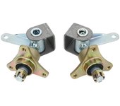 Bujes de rueda delantera de 17 mm con 3 pernos, eje de dirección de aleación de acero para neumáticos de 6 pulgadas, cuatrimoto, ATV, Go Kart