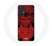 Coque pour Samsung Galaxy A32 5G Série d'animation Kid One Piece Concept Rouge