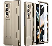 La mejor funda protectora para Samsung Galaxy Z Fold 4 5g, Fold5, Fold4, Fold3, Fold 5, 3, Zfold4, Zfold3, con película de vidrio. for samsung z fold 4 negro