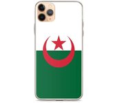 Coque iPhone - Drapeau Algérie - iPhone 11 Pro Max - Souple - Multicolore - Silicona transparente