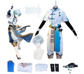 Disfraz de cosplay anime Chongyun cosplay uniforme traje disfraz de fiesta de Halloween para hombres y mujeres L