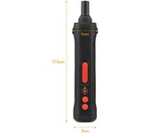 Yuclam Kit de destornillador eléctrico inalámbrico de 4 V, mini destornilladores de mano, 1500 mAh, sin contacto negro