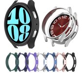 Funda protectora hueca de PC para Samsung Galaxy Watch 6, 40mm, 44mm, carcasa protectora, parachoques para Galaxy Watch 6 Classic 43mm 47mm Galaxy Watch 6 40mm transparente