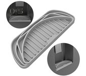 Bandeja colectora de goteo con múltiples ranuras, lavabo de drenaje por goteo para frigorífico, engrosado negro