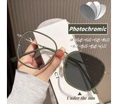 Gafas de sol fotocromáticas a prueba de rayos ultravioleta para exteriores, modernas y de moda, para miopía, con dioptrías de 4.0 0