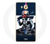 Coque pour Huawei Mate 8 Formule 1 Max Verstappen Pilote automobile F1 Bleu