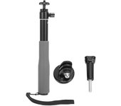 Palo selfie de extensión con rotación de 360 grados, resistente al agua, de aleación de aluminio, para cámara de acción Insta360