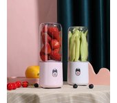 Batidora portátil USB, exprimidor eléctrico de frutas, licuadora de mano, batidora, mini procesador de alimentos recargable, vaso para jugo blanco