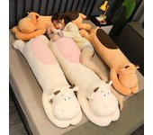 Almohadas decorativas para cama Decoración del hogar Cojines decorativos Muñeco de vaca de peluche Lindo muñeco grande Almohada para dormir Regalo personal 1.1 M