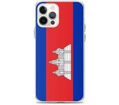 Coque Télephone Drapeau Cambodge - iPhone 12 Pro
