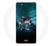 Coque pour Huawei P8 Lite Demon Slayer Manga Tanjiro et Nezuko
