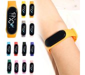 Reloj deportivo para niños Pulsera para exteriores Reloj electrónico Pulsera para niños One Size rojo
