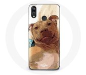 Coque pour Huawei P20 Lite American Pit Bull Terrier Marron