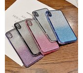 Funda de teléfono con acabado brillante degradado para HONOR X9b, X9a, X9 5G, X8b, X8 4G, X7b, 4G/5G, X7a, X6a, X6, 200, PRO Lite, 90 Lite, 70 Pro, Pro+, 50, funda blanda. HONOR X9b plata
