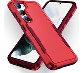 Funda de protección fuerte antigolpes para Samsung Galaxy S23 Ultra S22 Plus 5g S20 S21 A14 A53 A73 A52 A52s A13 A33 for Galaxy S23 rojo