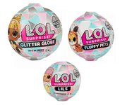 Conjunto sorpresa de 3 guantes con purpurina Disco de invierno Fluffy Pets Lils LOL - (8 sorpresas), (9 sorpresas), (sorpresas)