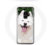 Coque pour samsung galaxy S9 plus Samoyède Blanc Race de chiens