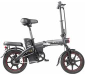 Bicicleta eléctrica DYU A5 Motor de 350 W Velocidad máxima 25 km / h 36 V 7.5 Ah 70 km Alcance máximo Crucero automático - Negro A5 negro