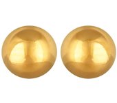 Les Trésors De Lily [R4864] - Boucles Acier 'Billes' doré - 5 mm oro