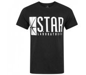 The Flash - Camiseta para hombre de TV Star Laboratories M negro
