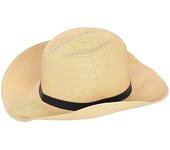 Sombrero De Vaquero De Paja Hombres Y Mujeres Sombrero De Playa De ala Ancha Sombrero Fedora De Panamá Al Aire Libre Puede Almacenar Sombrero De Paja Estilo Occidental One Size café