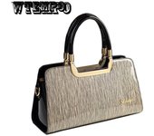 Bolsos de mano de charol que combinan con todo, bolsos de mensajero para damas, bolsos de oficina, bolsos de mano para bodas y fiestas