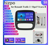 Carplay 4G 2din Android Car Radio Multimedia reproductor de vídeo para Opel Vivaro B 2014 - 2018 Renault Traffic 3 Navi GPS Autoradio unidad principal Audio estéreo BT HC1 4Core 1G 32G (Type A)
