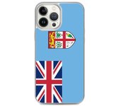 Funda iPhone - Fidji - Drapeau - Souple - Multicolor - TPU Transparente