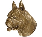 Boxer, Boxer alemán - placa conmemorativa con perro, agradecimiento personalizado, premio, diploma con dedicatoria de la marca Art-Dog marrón