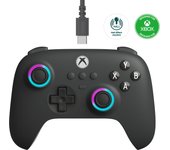 Controlador con cable 8BitDo Ultimate C para iluminación RGB, anillo de fuego y efecto Hall, compatible con Xbox Series, Xbox Windows, licencia oficial de Xbox,
