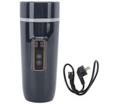 Hervidor de agua eléctrico portátil con pantalla digital inteligente, hervidor de agua eléctrico ajustable L verde