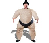 Disfraz inflable de sumo con tocado