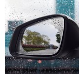 Película antivaho para automóvil, película antivaho para lluvia/vidrio para automóvil, película hidrofóbica, impermeable y resistente a la lluvia, pegatina para espejo de película para ventana de coche 100mmX145mm oval