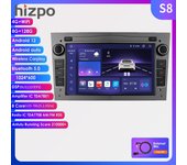 Hizpo Carplay 4G-LTE 8Core 2Din Android Radio de coche GPS para Opel Astra HJ Vectra Vauxhall Antara Zafira Corsa CD Vivaro Meriva Veda AutoRadio unidad principal S1 3G 32G Black
