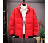 Parkas de invierno para hombre, chaqueta gruesa, ropa de trabajo de sección corta, chaquetas de algodón con plumón. XXXXXL negro