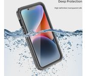 Funda impermeable para iPhone 14 Pro Max: transparente, protectora y anticaídas 13