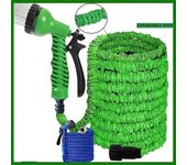 Manguera mágica extensible universal, duradera, para riego de jardín, manguera extensible para jardinería. 200FT azul